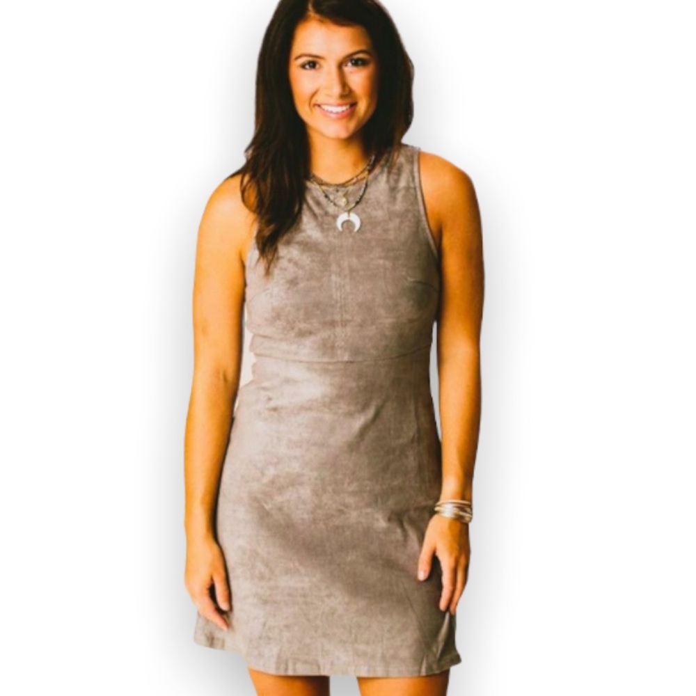 ALTAR’D STATE | Faux Suede Sleeveless Dress